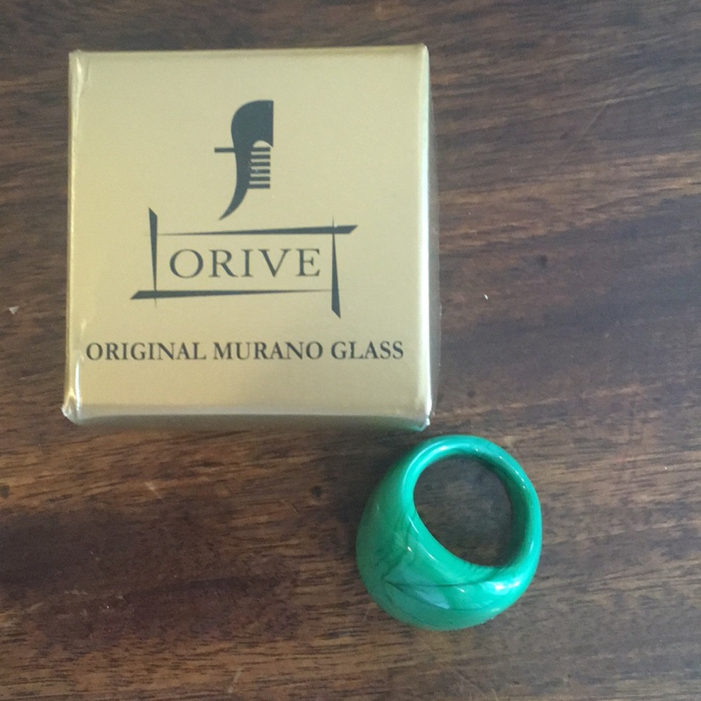 Murano glass ring from Venice, Italy